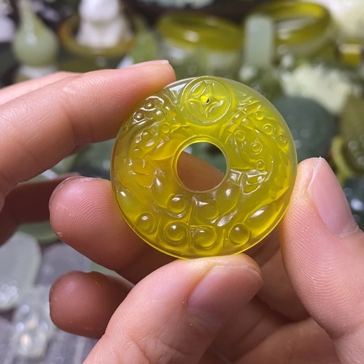 岫玉岫玉颈饰未镶嵌