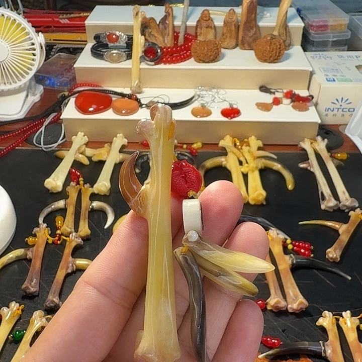 用***5鹿骨手串/手链单只鸡爪骨