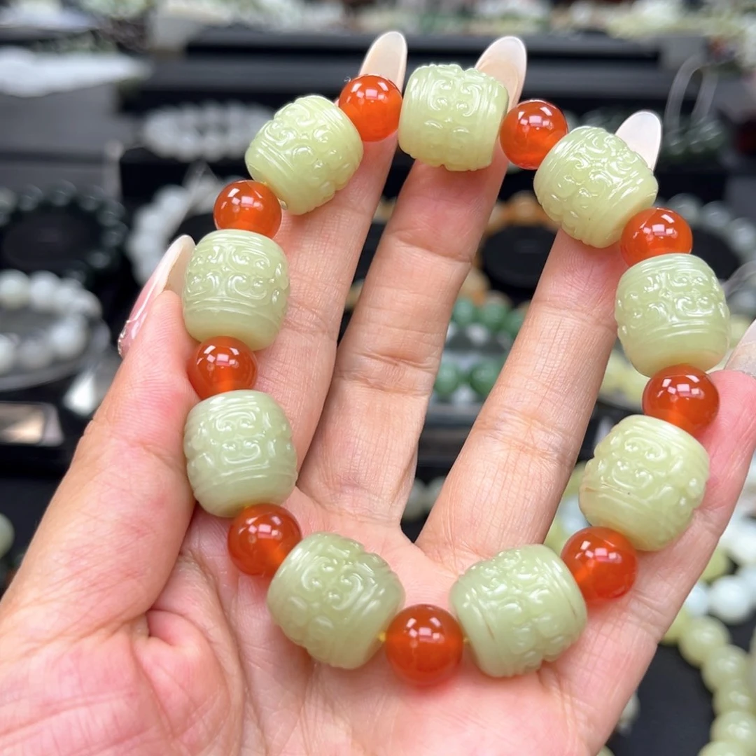 手串未镶嵌和田玉一*风