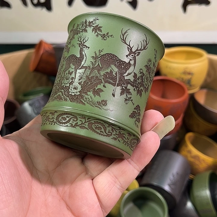 茶杯紫砂全手工紫砂主人杯
