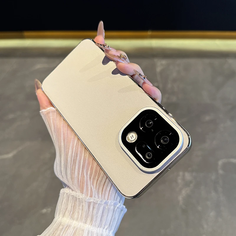 适用于oppofindx9手机壳磨砂皮质x9pro自带镜头膜pro商务防摔硬套