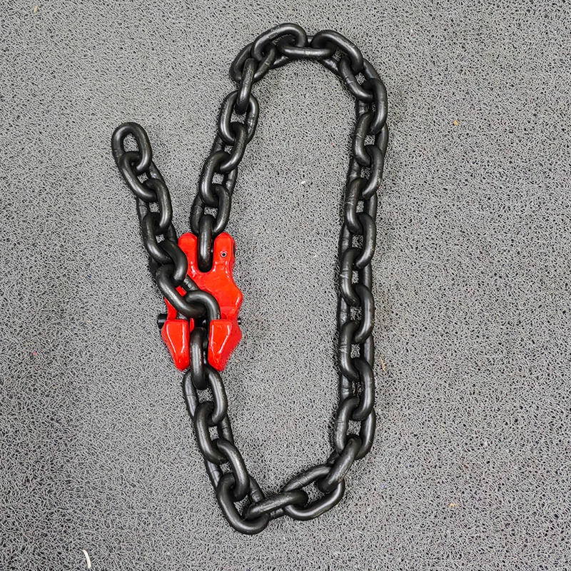带调节器的起重链条安全挡销链条抓钩捆绑链条吊具锰钢材料吊索具