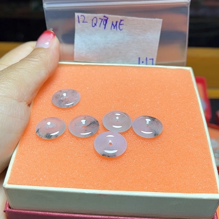 定制翡翠未镶嵌紫****不