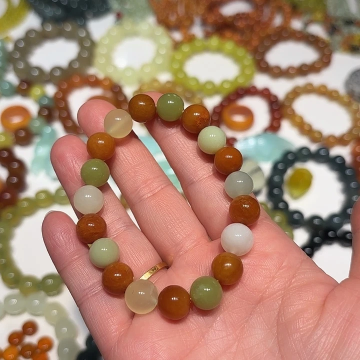 蛇纹石玉未镶嵌手串