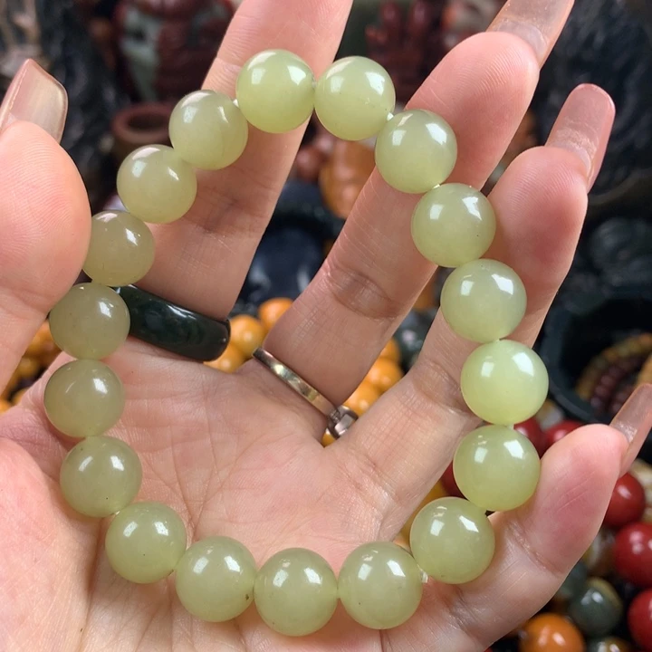 蛇纹石玉合金手把