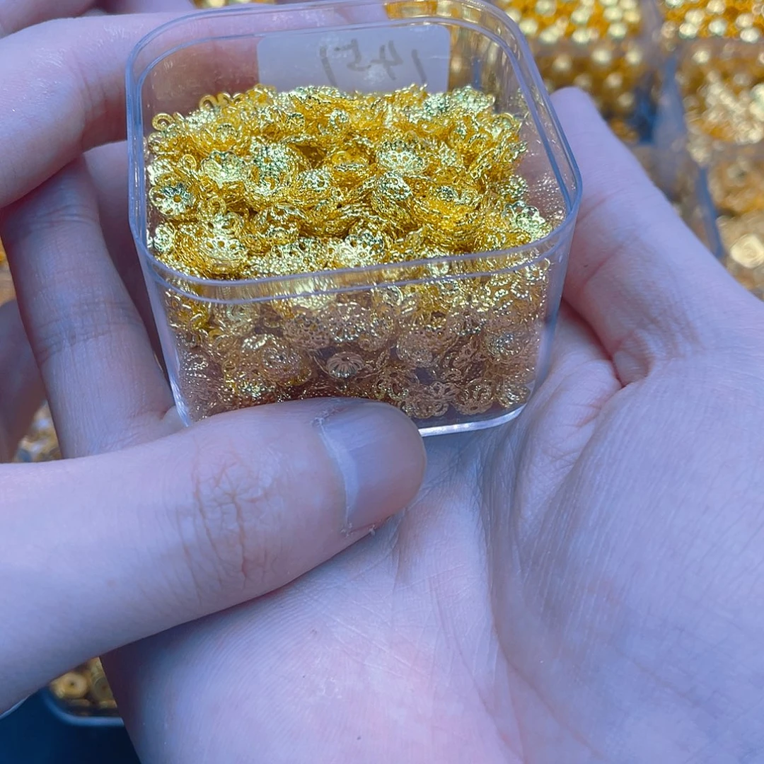 锆石铜合金花托6-7mm50个