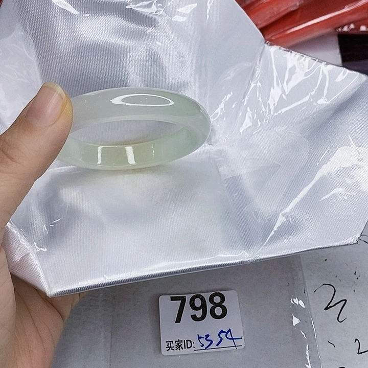 翡翠未镶嵌手镯一图一物实物为准