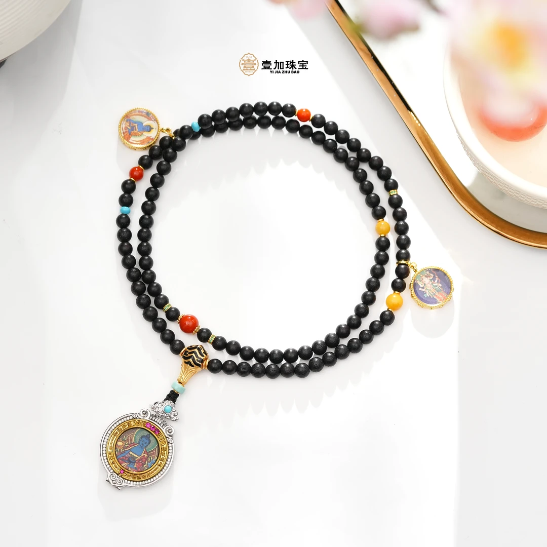 合金项链 壹加师姐|手工设计药师大黑天锁骨链多样性发一7913N