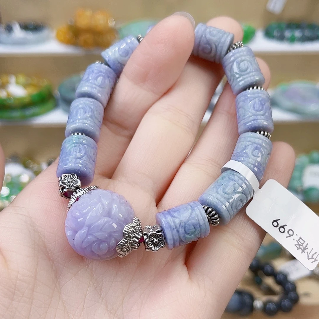娜****翡翠未镶嵌手链手链