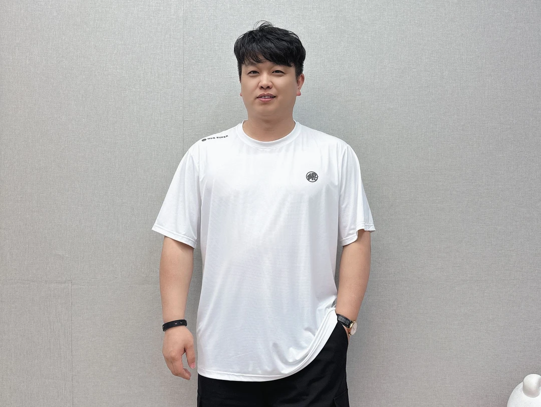 【超薄冰丝】特价3123休闲宽松加大加肥净版半袖圆领冰丝半袖