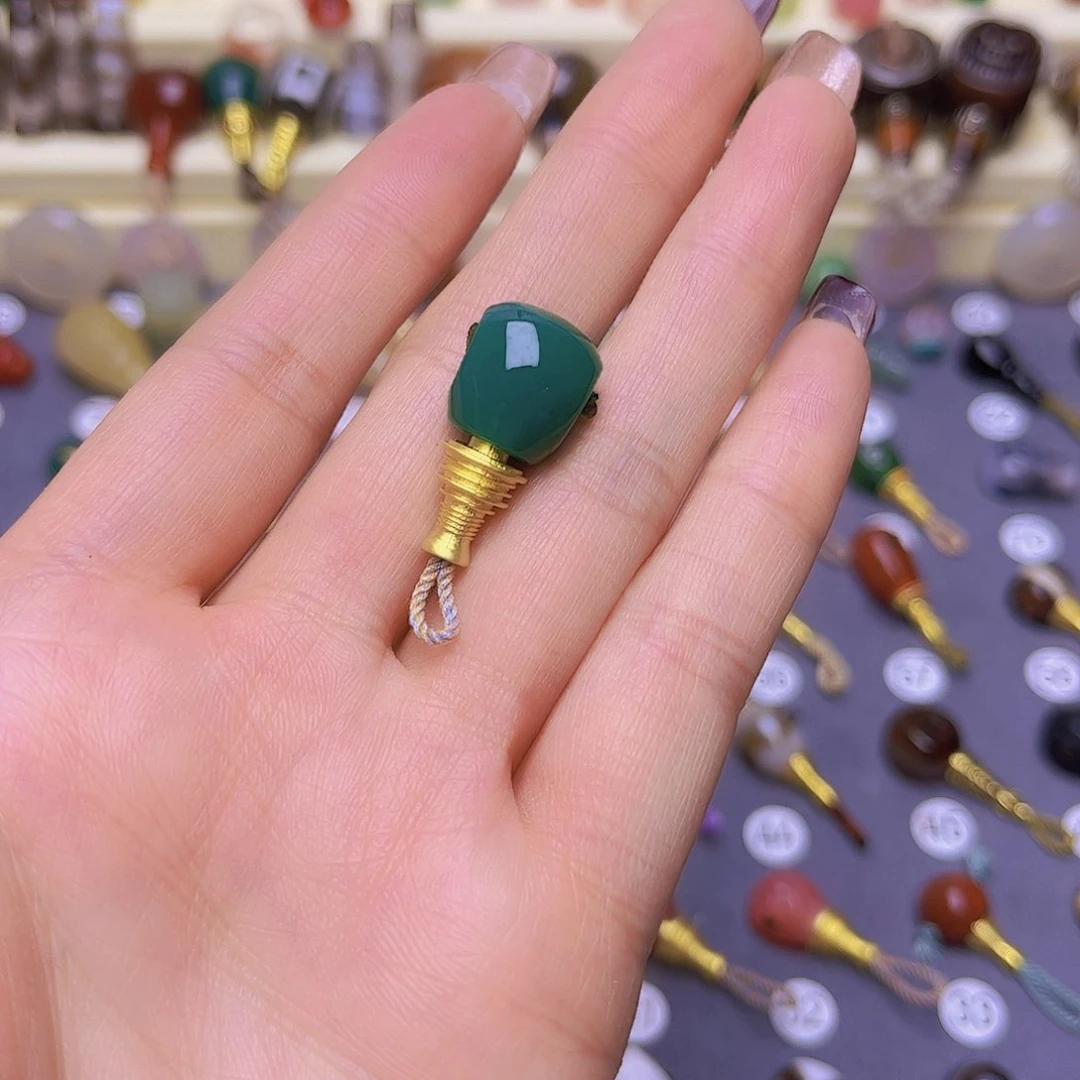 玛瑙/玉髓隔珠未镶嵌一*光