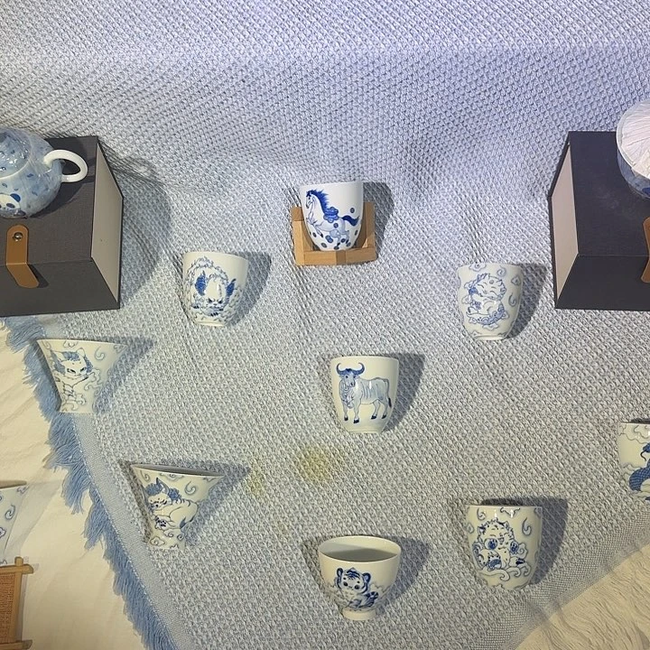 景德镇陶瓷手工手绘釉下青花瓷