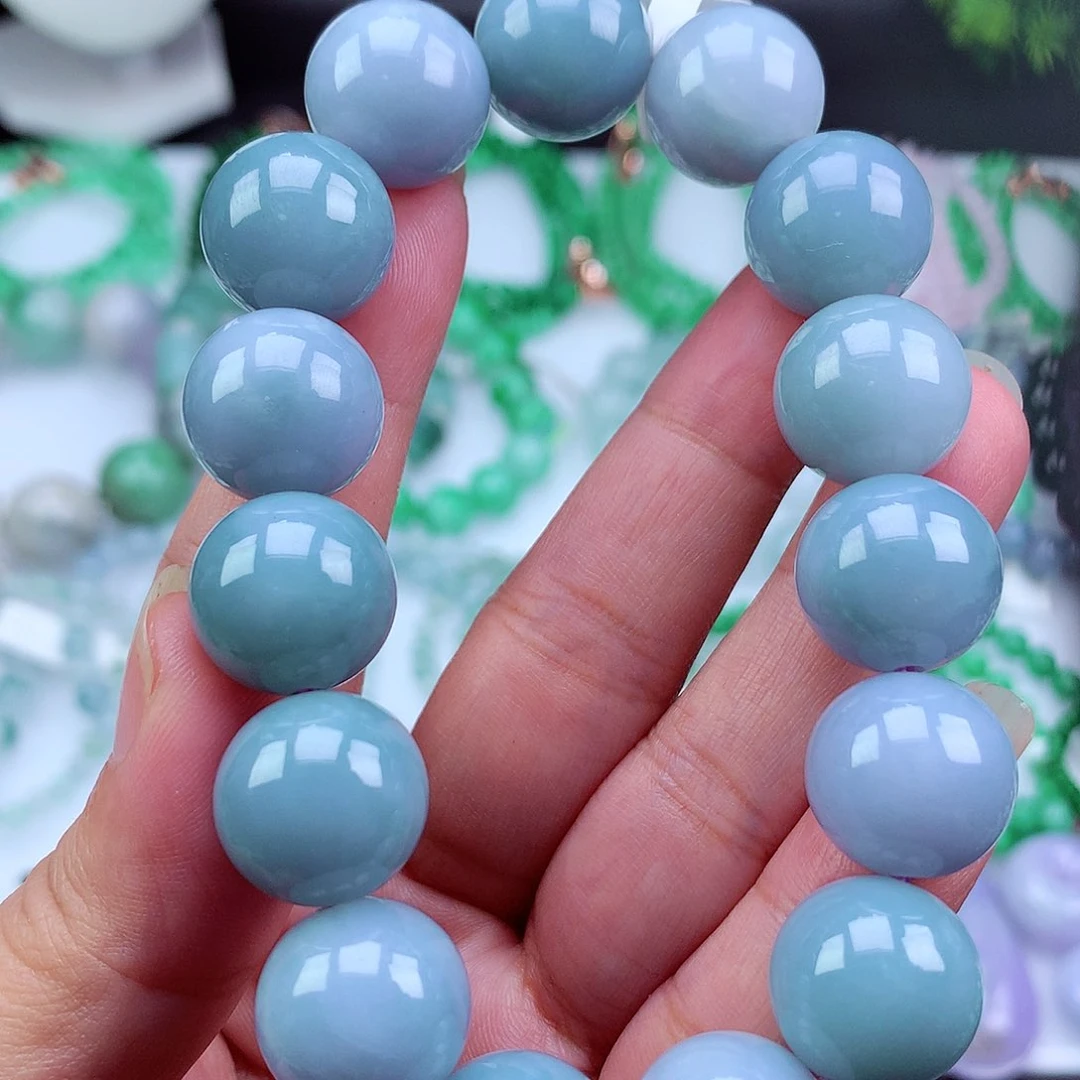 未镶嵌手链翡翠手串