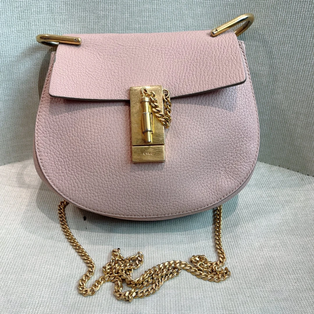 95新 Chloe/蔻依 粉色小猪包 1178 8483