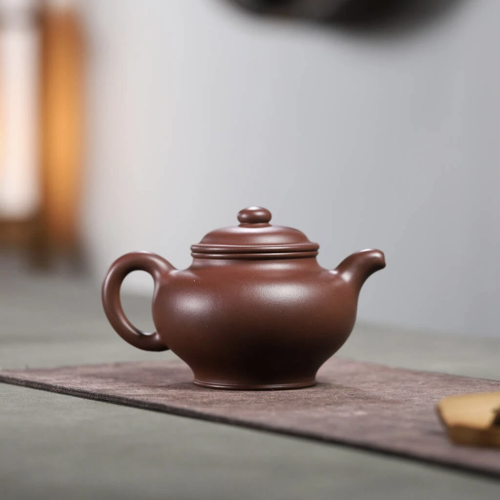 应策 大亨掇只原矿老紫泥全手工掇只紫砂壶功夫茶具