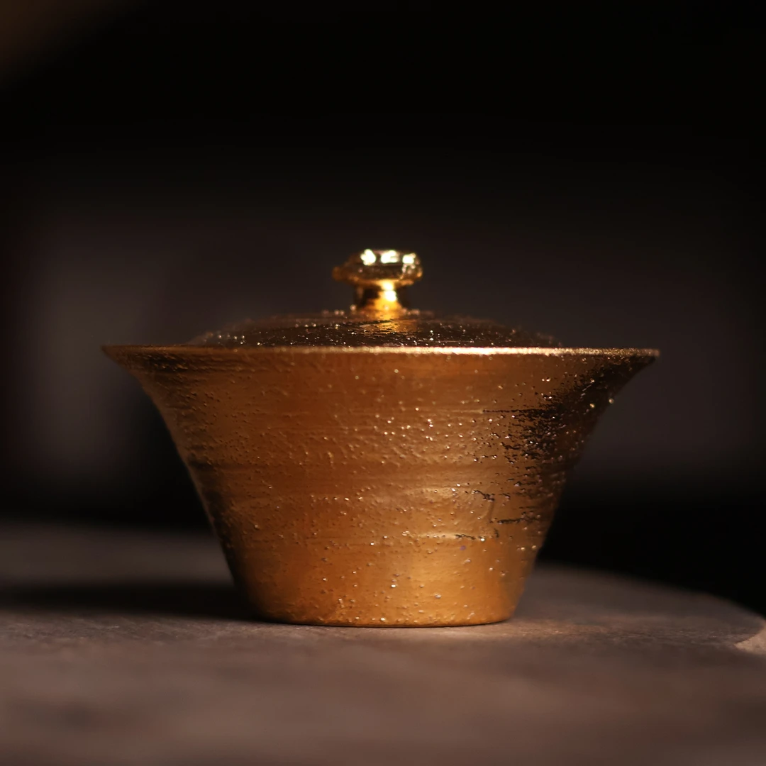 【慕白茶集】金巉岩斗笠盖碗100ml（黄丽君 S0137）