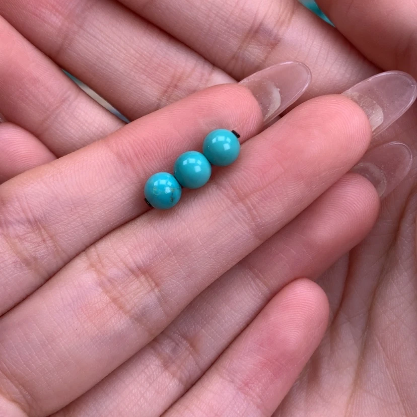 【闪购商品】绿松石圆珠5.7未镶嵌
