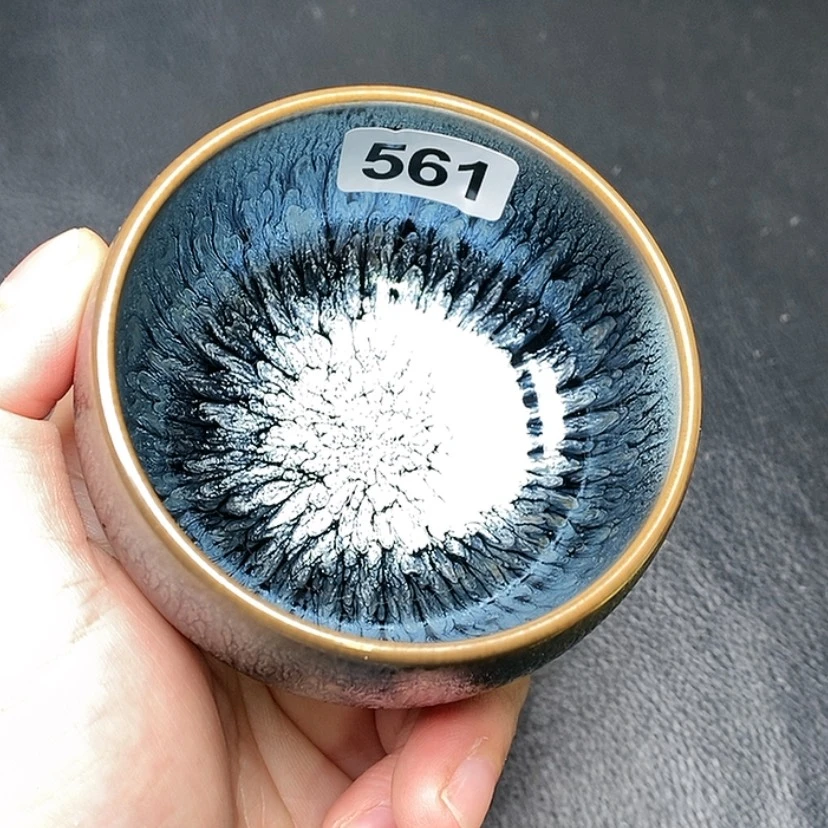 【闪购商品】茶盏听**蟾全手工打造建盏