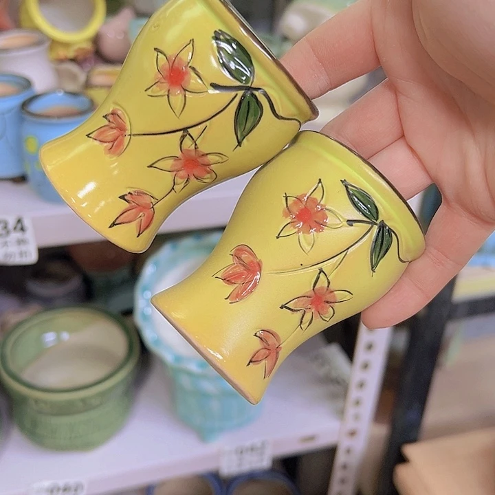 红陶陶瓷花盆当场满12包邮