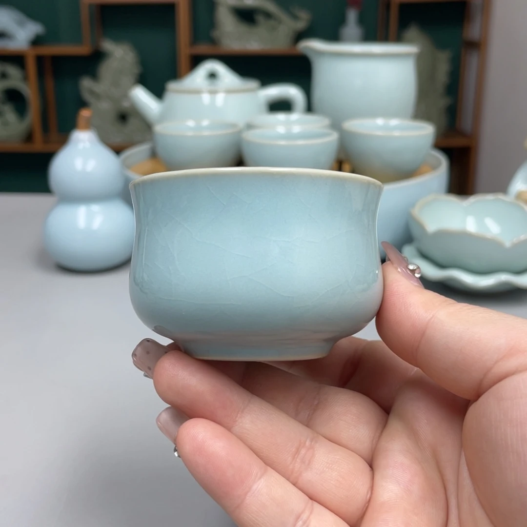 瓷如意杯张君老师带礼盒