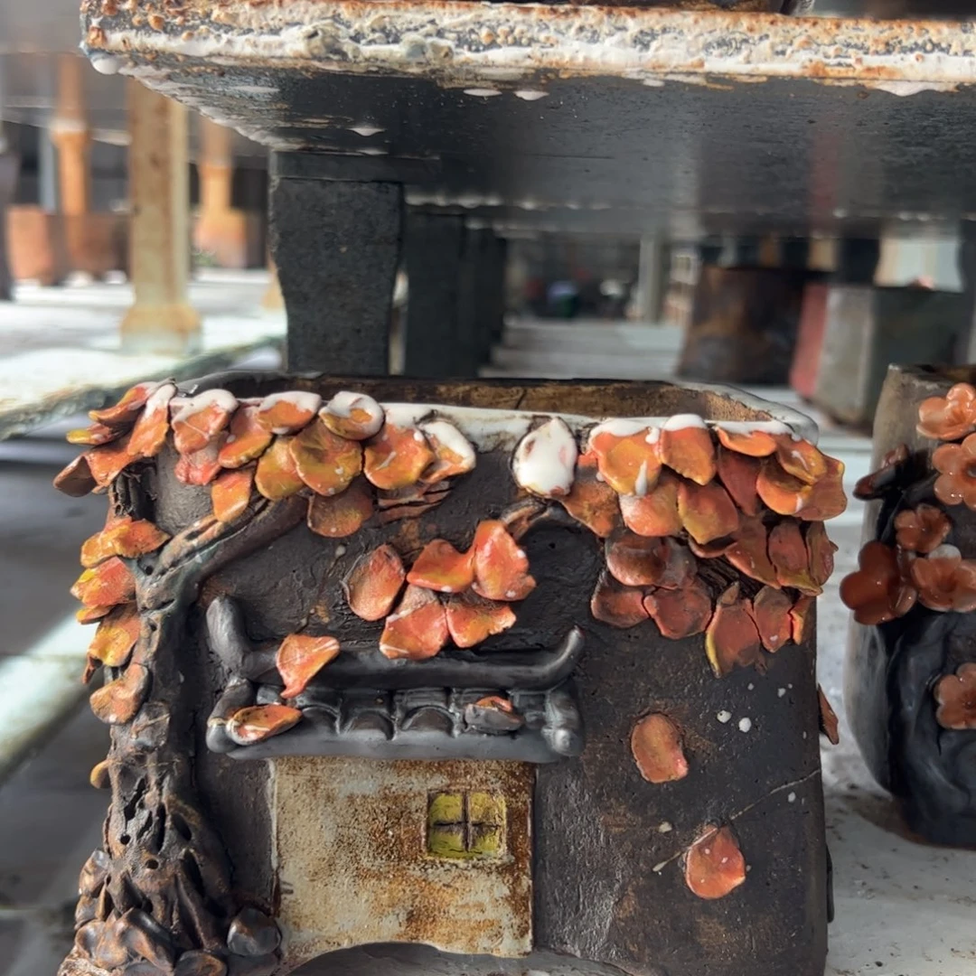 微瑕21 号陶然花器手工花盆