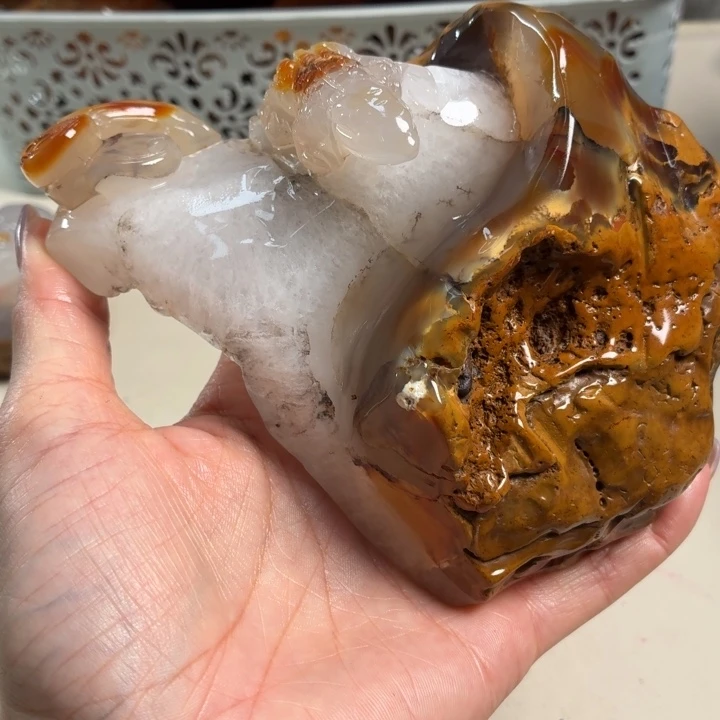 玛瑙/玉髓未镶嵌吊坠(不含链)