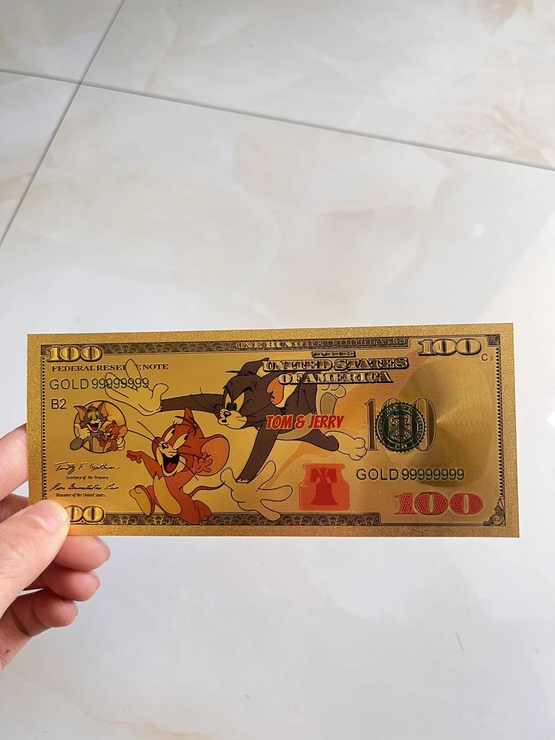 猫和老鼠卡牌金钞周边  纪念卡牌金钞 礼品收藏赠送生日过节礼物