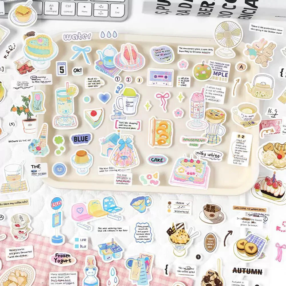 【可自选】贴纸 卡通可爱简约高级感风格手帐素材DIY装饰贴画