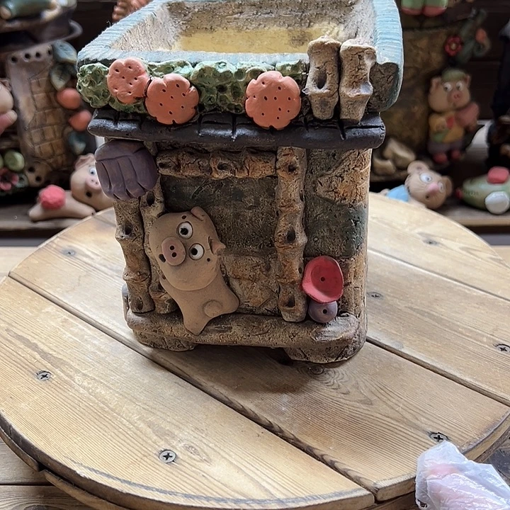 嘻哈多肉花盆百搭