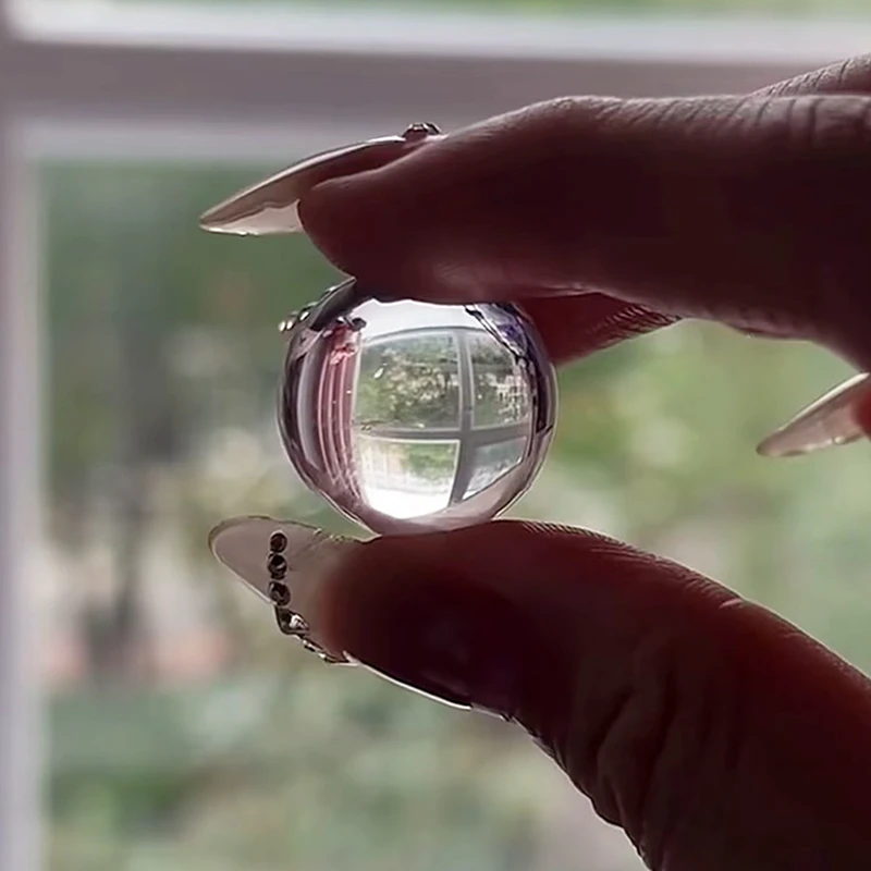 天然双A净体白水晶珠子纯净水晶DIY手串手链散珠单株圆珠配饰配珠