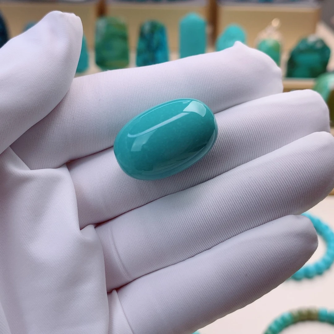 绿松石未镶嵌挂件