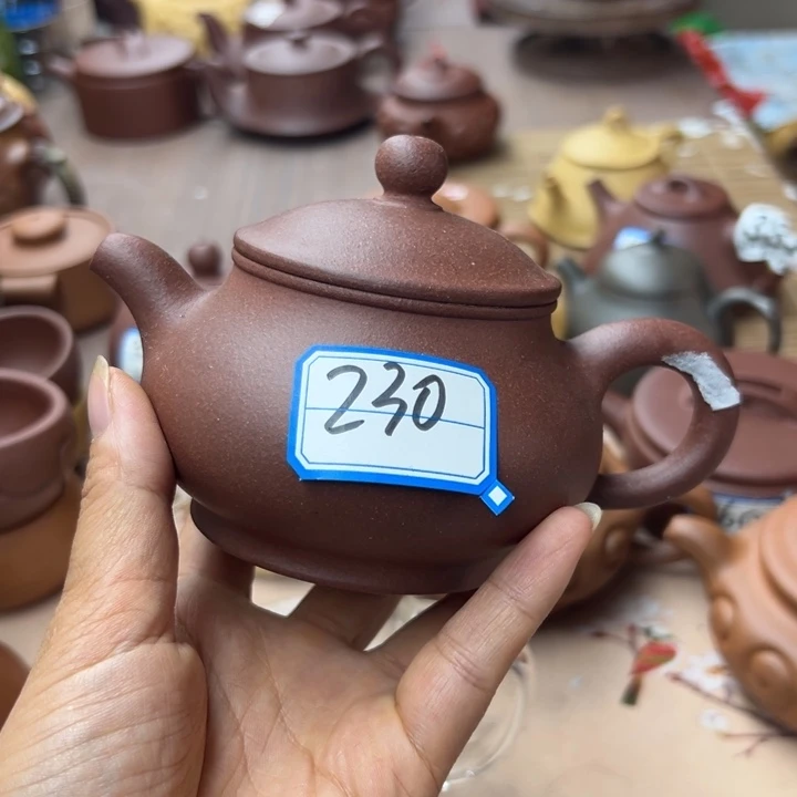 茶壶紫砂紫泥半手230