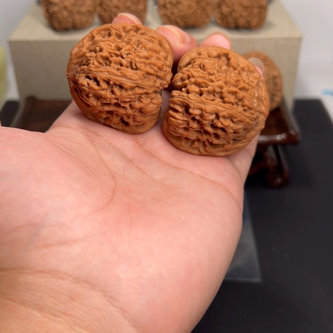 文玩核桃把件44球疆全品32