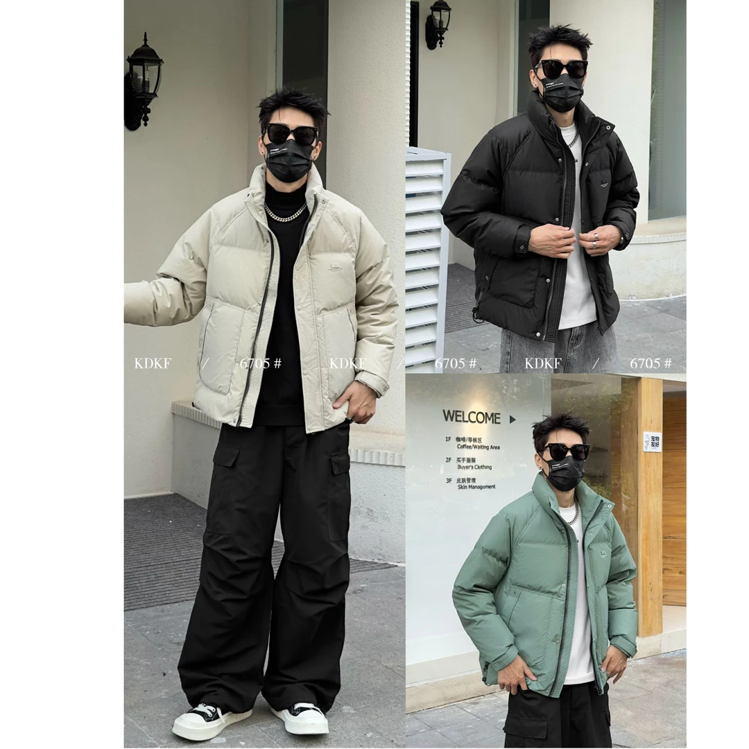 『光头臻选』冬季高品质户外免洗百搭时尚保暖加厚外套-6705