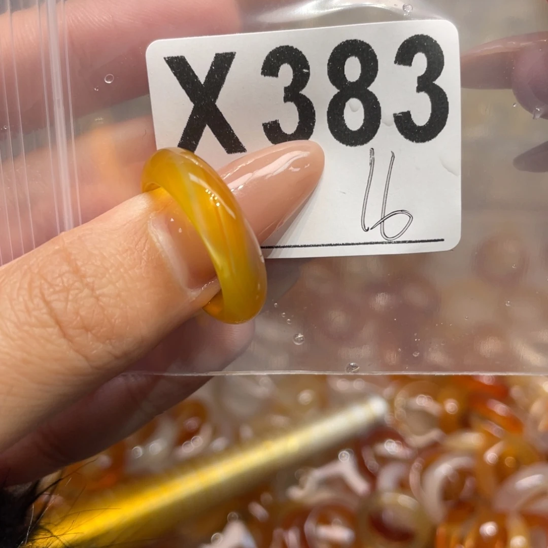玛瑙/玉髓未镶嵌戒指383