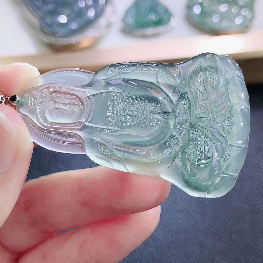 翡翠未镶嵌挂件翡翠