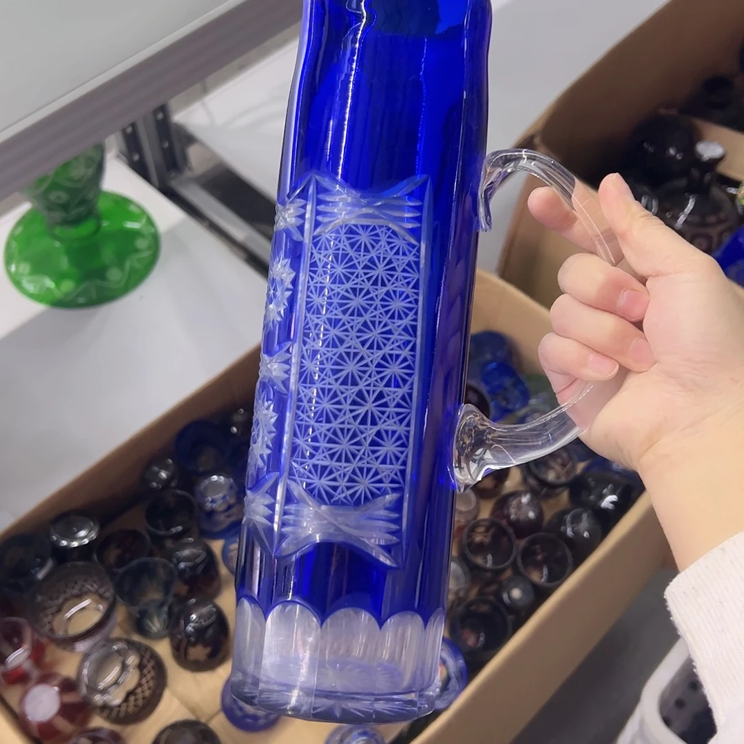 B***o水晶玻璃平底款微瑕一个