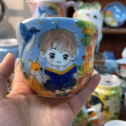 炉景德镇釉下手绘陶瓷