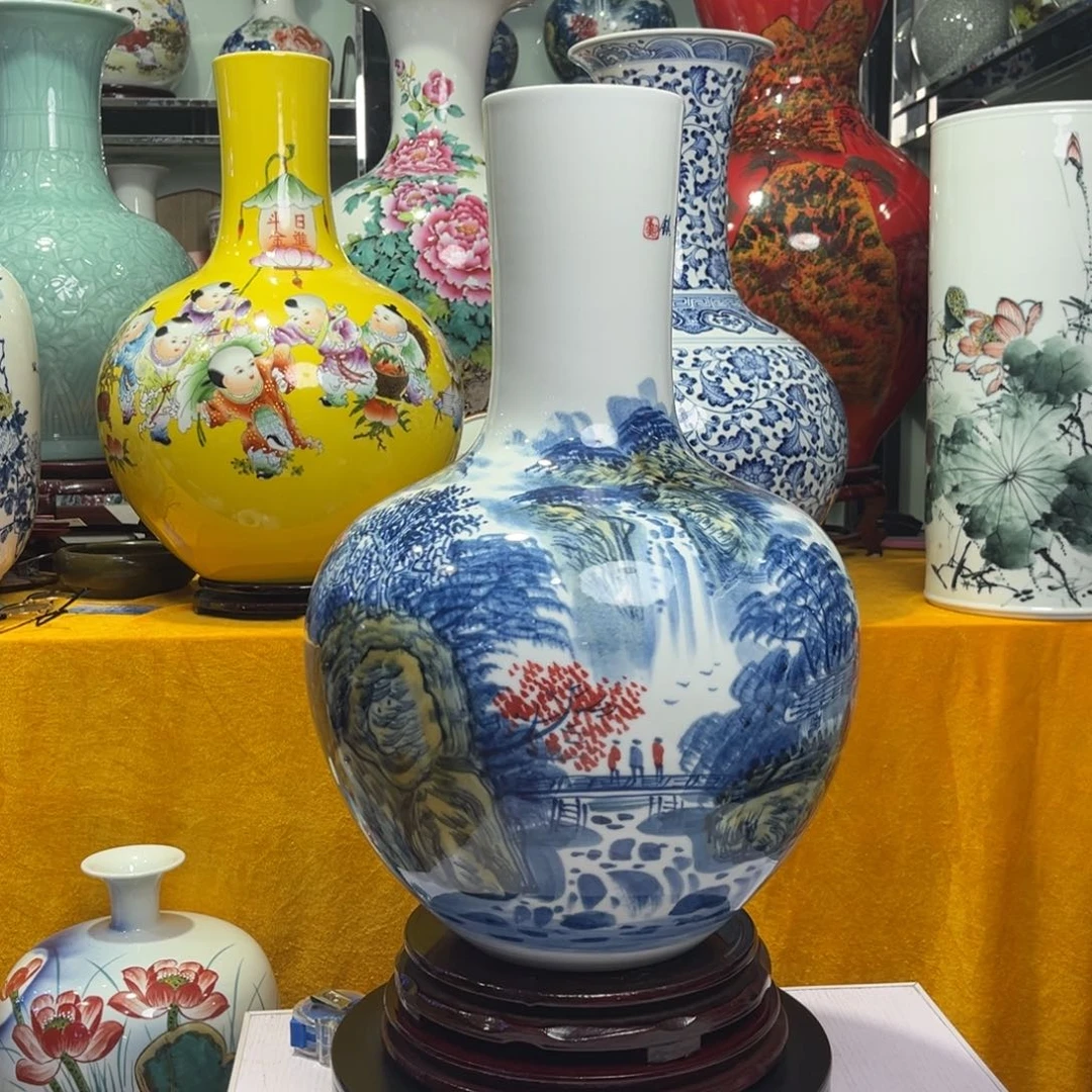 景德镇陶瓷花瓶摆件