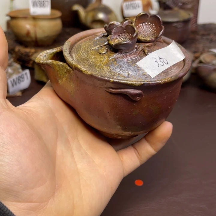 明光窑 备前烧作品宝瓶