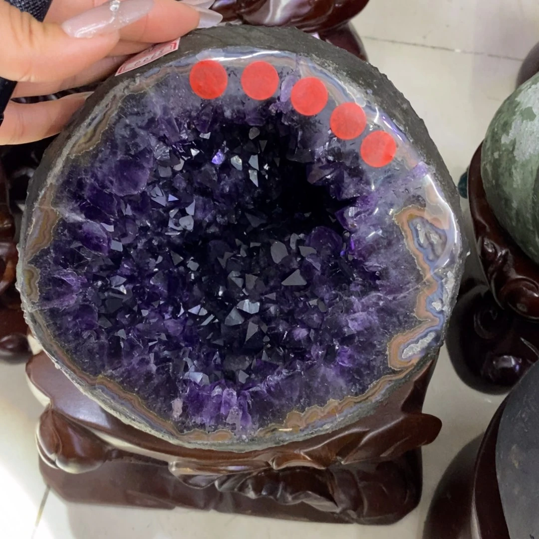 水晶摆件婷未镶嵌