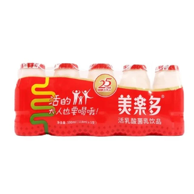 美乐多活乳酸菌乳饮品118ml*5/组
