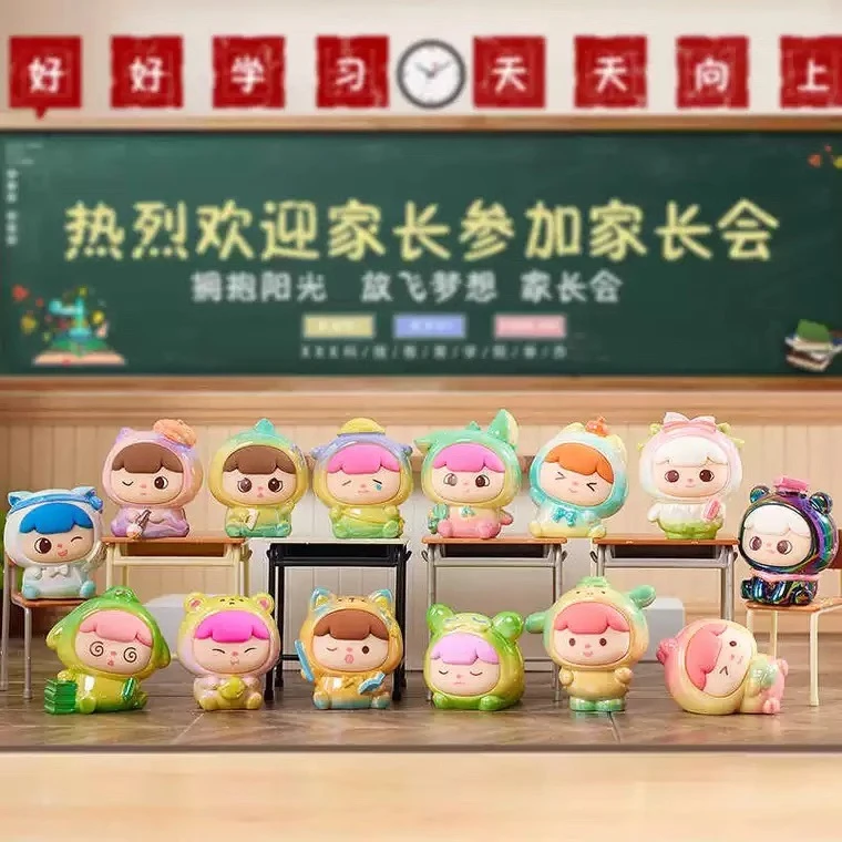 （踩尾）正版KOKO帽帽上小学系列惊喜盒潮玩周边桌面摆件卧室装饰品