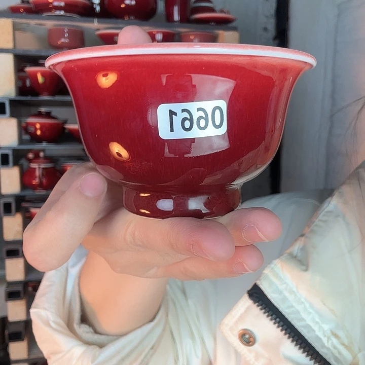 瓷片景德镇郎红陶瓷