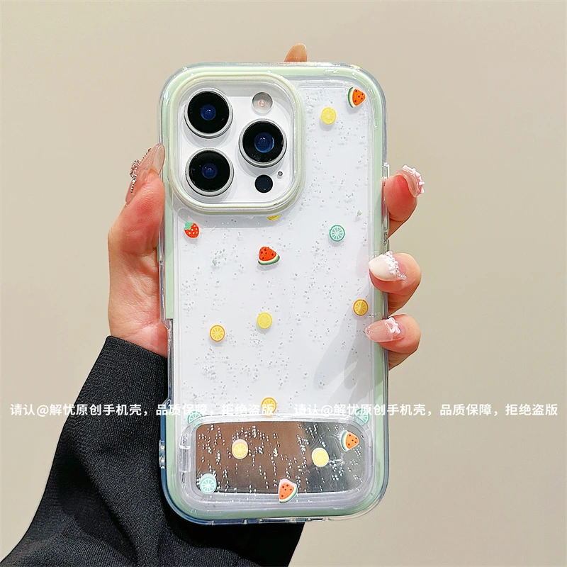 三合一炫彩适用苹果16/iPhone/华为/手机壳15/14防摔Pura70爆款潮