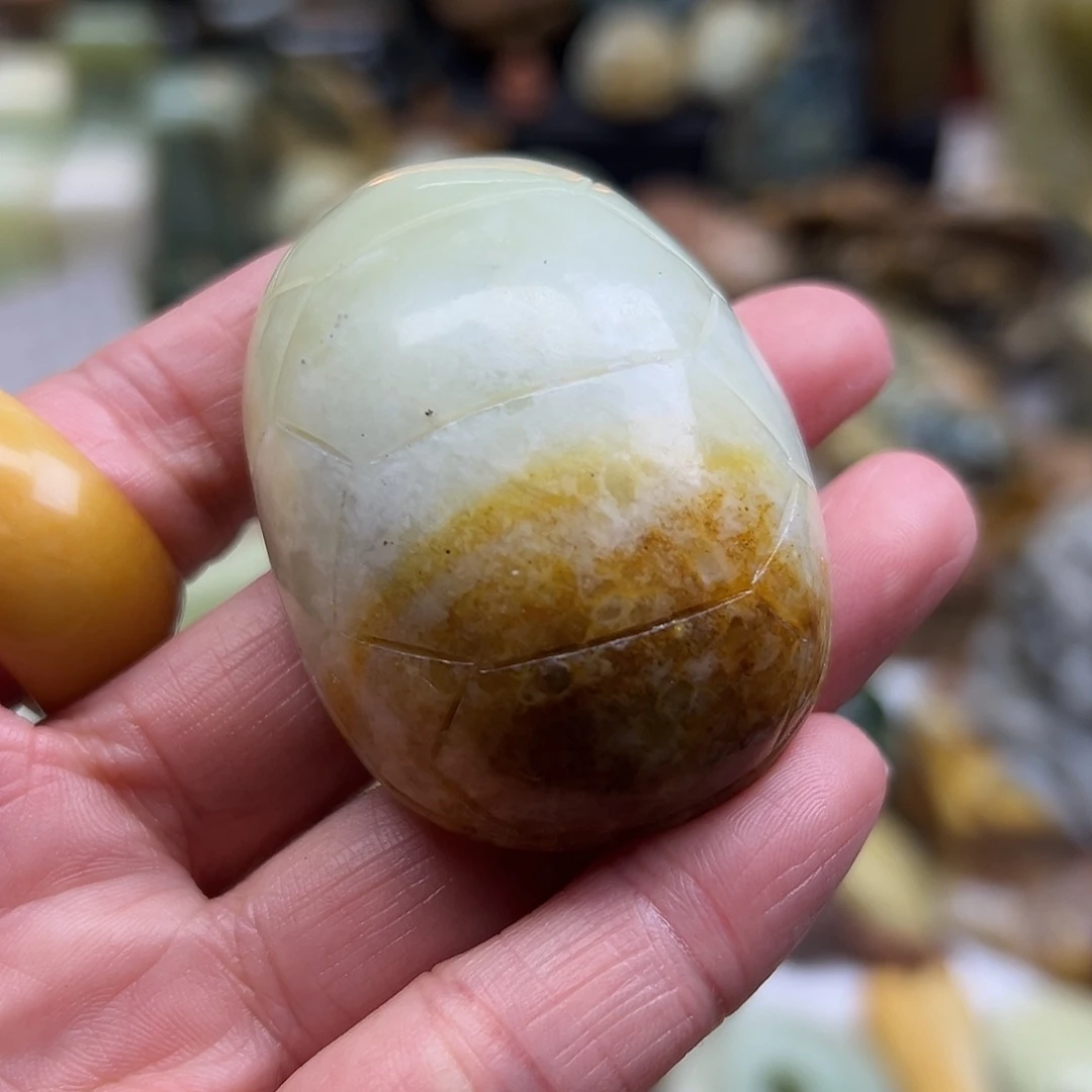 岫玉未镶嵌颈饰辽阳料富甲手玩