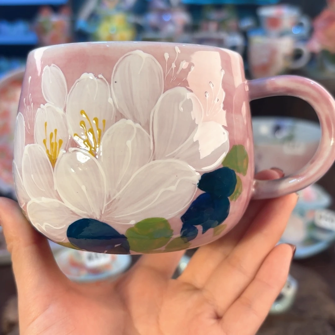 景德镇手绘高温釉下彩陶瓷茶具