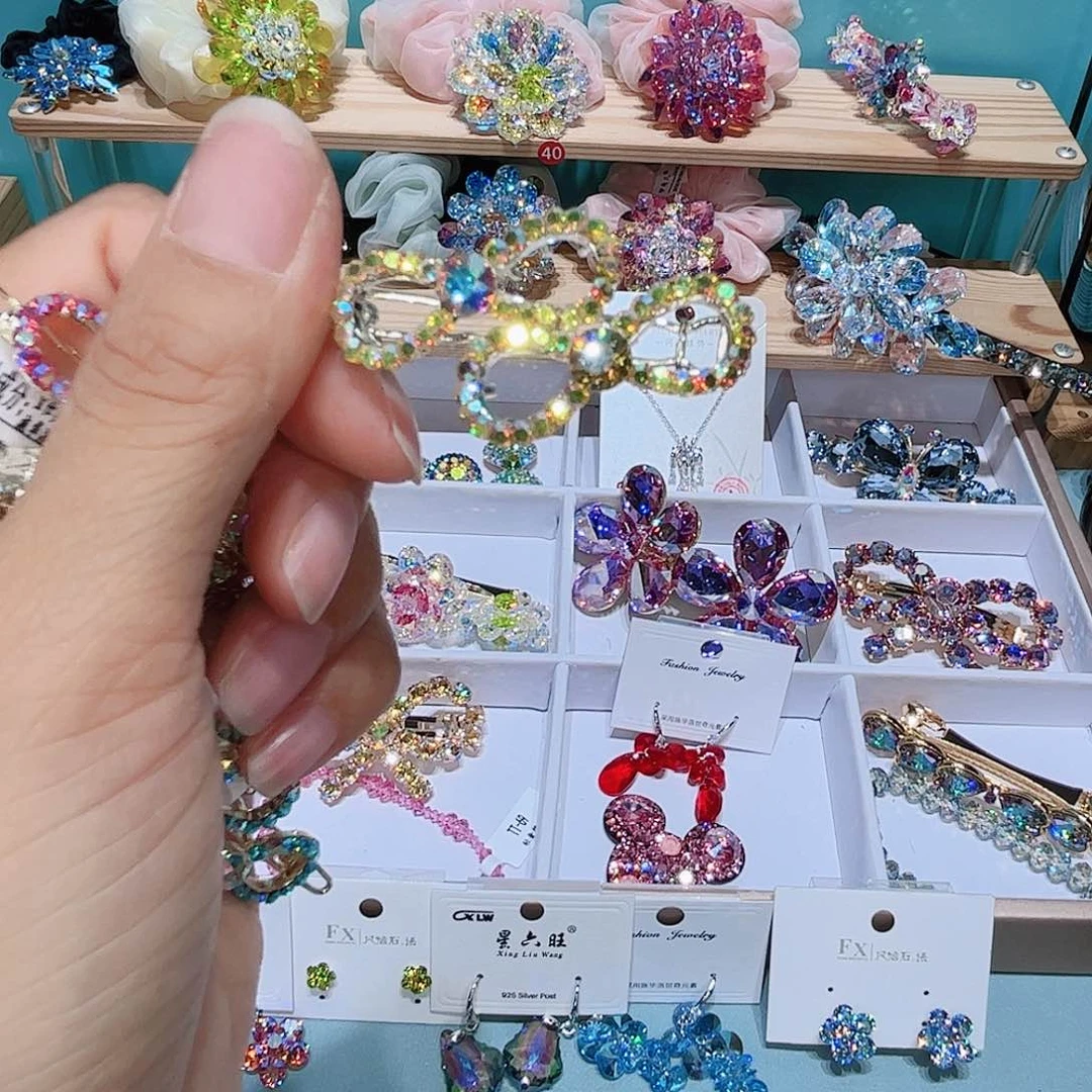 布艺铁合金小*?发夹固定