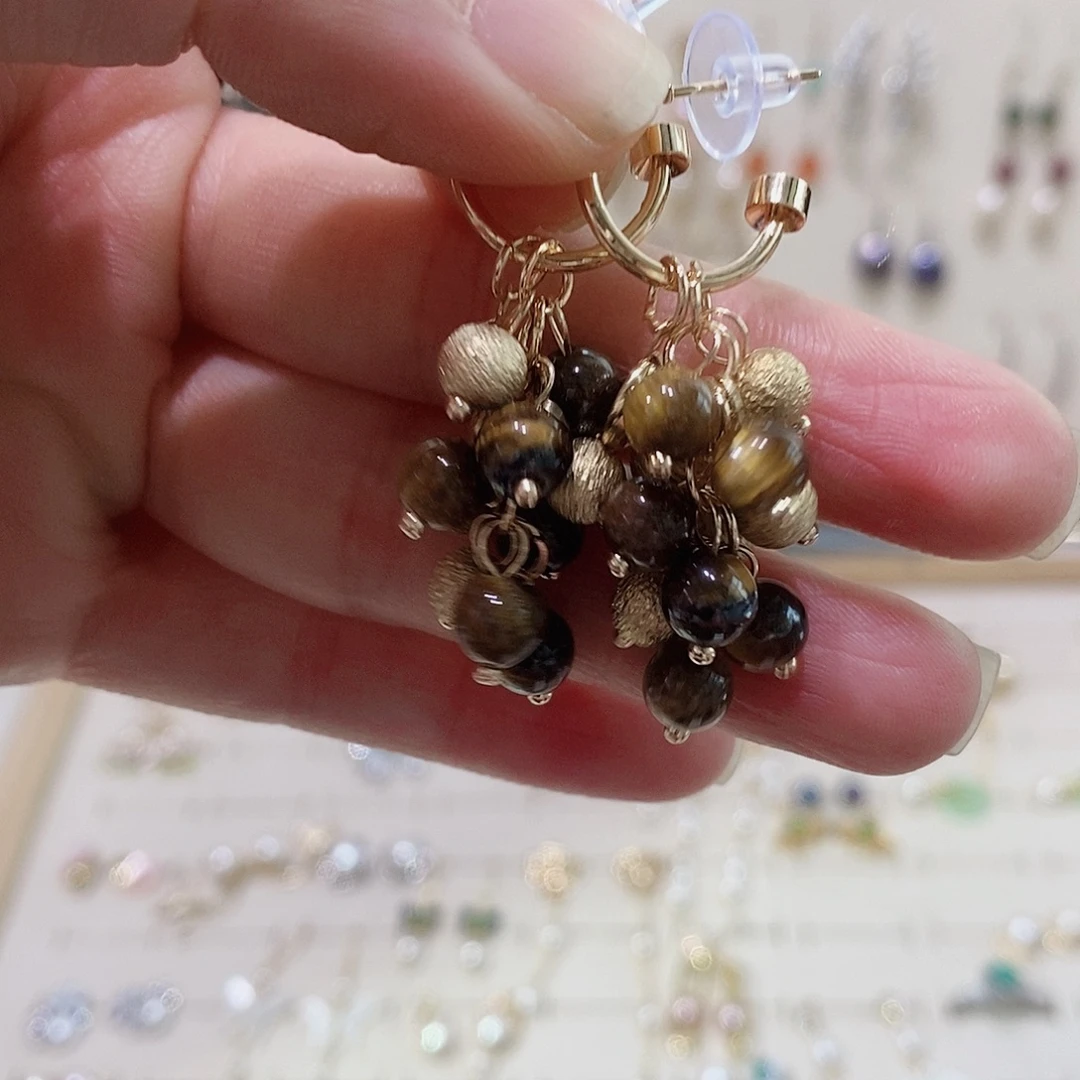 耳饰淡水珍珠银S925镶嵌