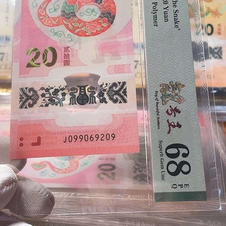 塑料099069209 蛇生肖钞